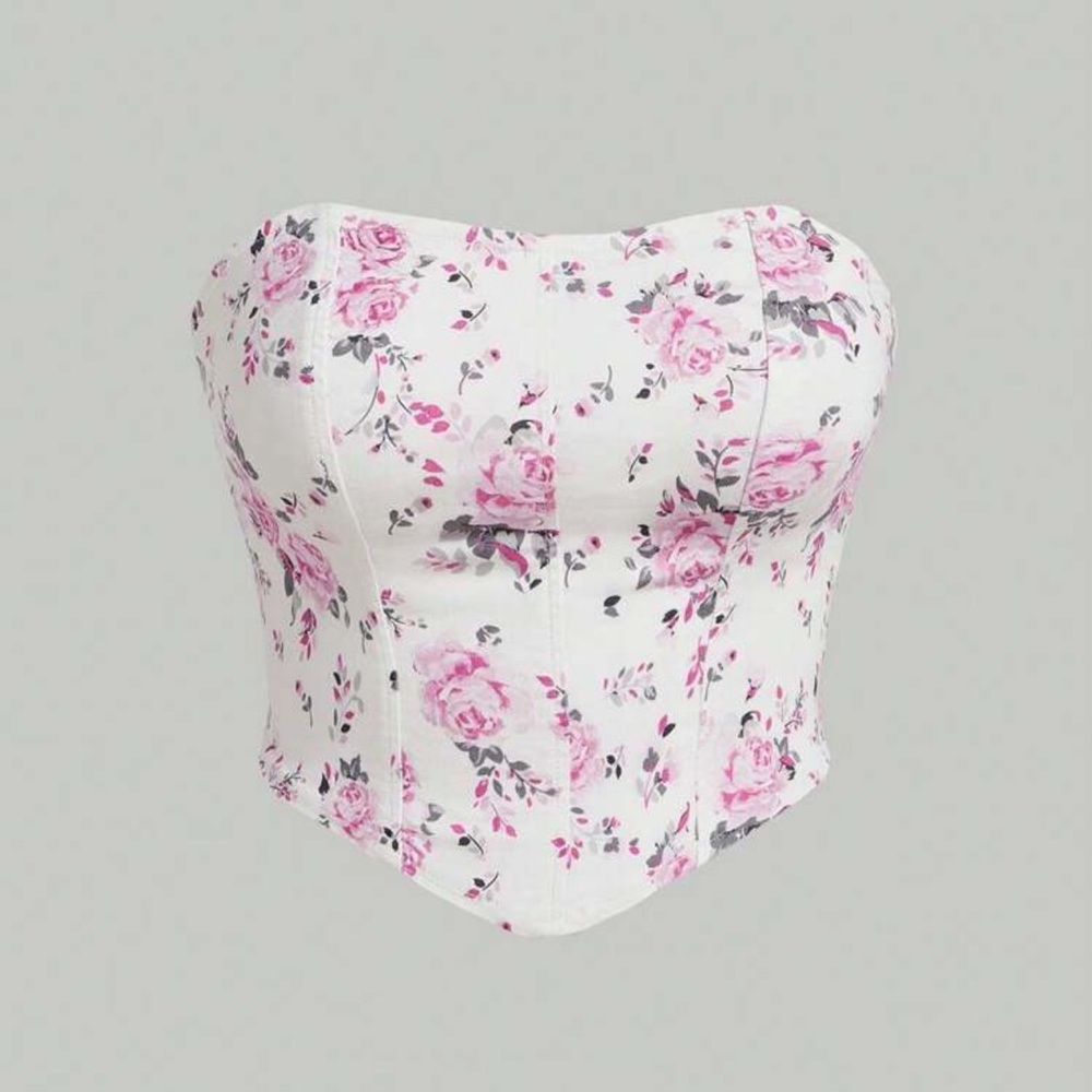 🌸SHEIN Women’s Strapless Crop Top Size 2X🌸